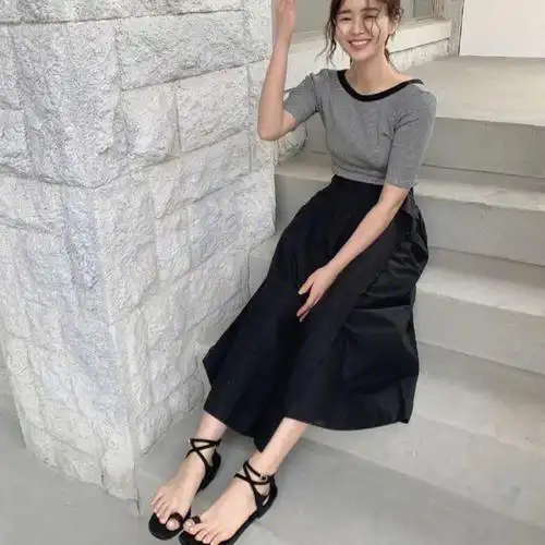 韩国女生温柔气质的日常穿搭