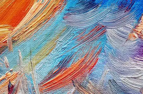 彩色绘画线条背景