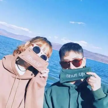 情侣头像搞笑逗比一对高清