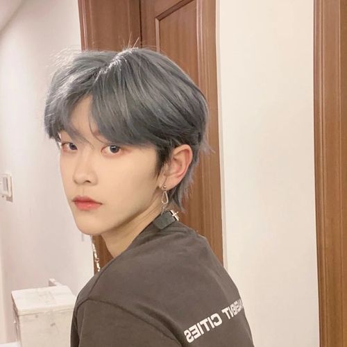 染发剂自己在家染发男士奶奶灰2021流行银白灰梦幻蓝灰色显白潮色