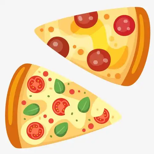 卡通披萨矢量图下载