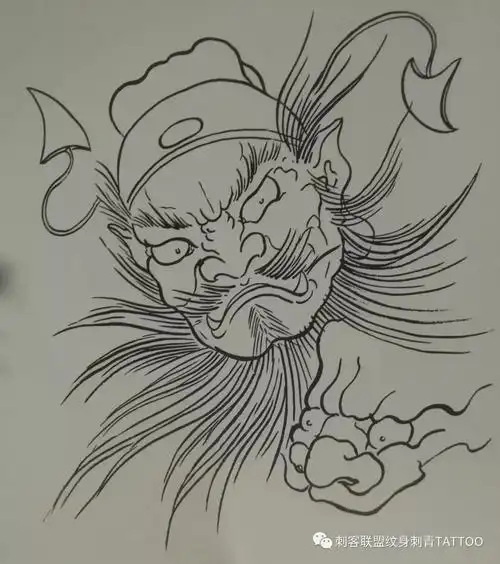 钟馗纹身钟馗纹身手稿钟馗纹身手稿图案