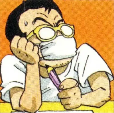 鸟山明原画集# 超…超级卡哇伊的jamp目录漫画作者简介上的鸟叔自画像