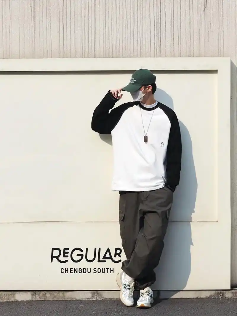 春夏男生日系cityboy工装穿搭.今年突然火起来的插肩t果 - 抖音