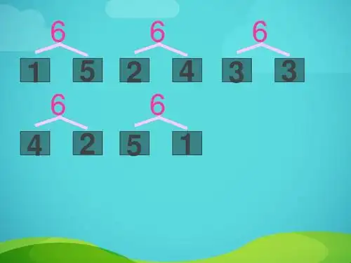 幼儿园大班数学教案7的分解组成ppt