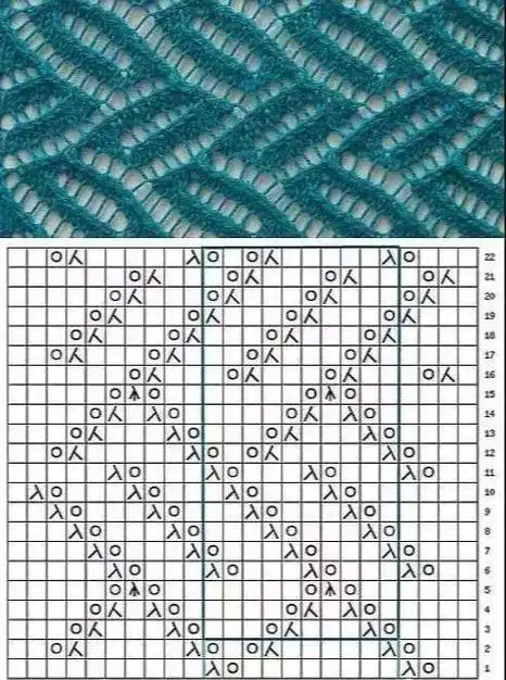 30款棒针镂空花样,星点,树叶,条纹图案都有!织女们收藏