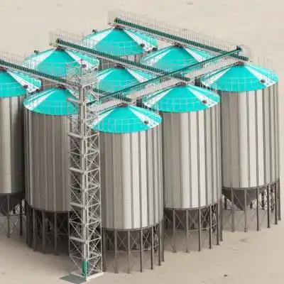 智慧钢板仓 大型玉米水稻储存仓 粮仓现代
