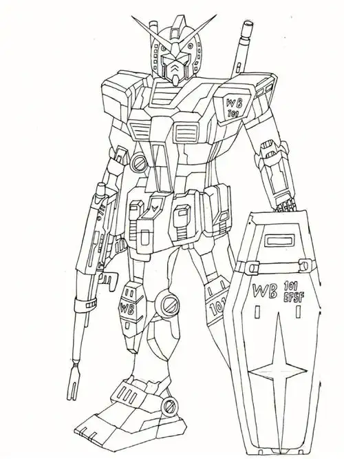 高达  #我是高达控  #万代高达  #创意儿童画  #儿童创意美术