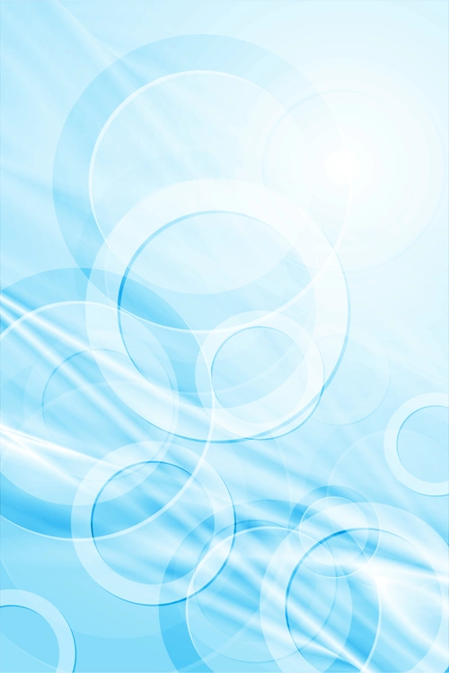 创意蓝色圆环海报背景 - 当图网