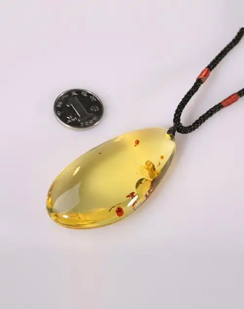 昊天琥珀奢侈品专场天然琥珀项链-天使之泪