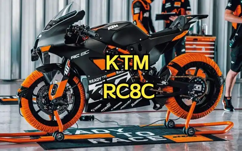 超级运动摩托车赛车ktm rc8c