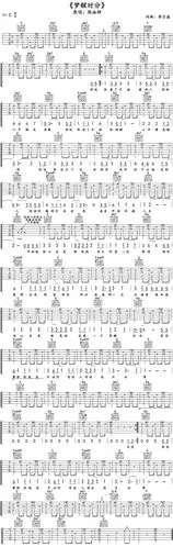 陈淑桦《梦醒时分》吉他谱(标清完整版)
