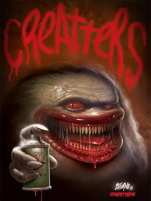 有点恶心的创意插画