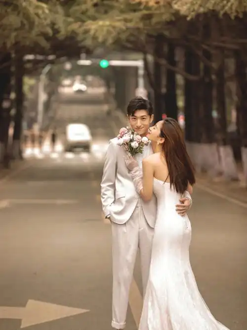 街拍文艺婚纱照愿你我拥有的是最珍惜的