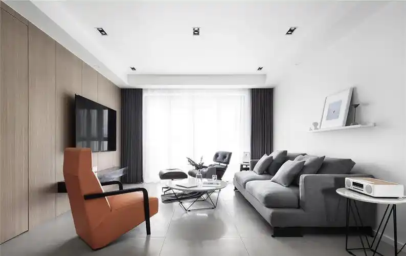 140m简约现代风客厅装修效果图