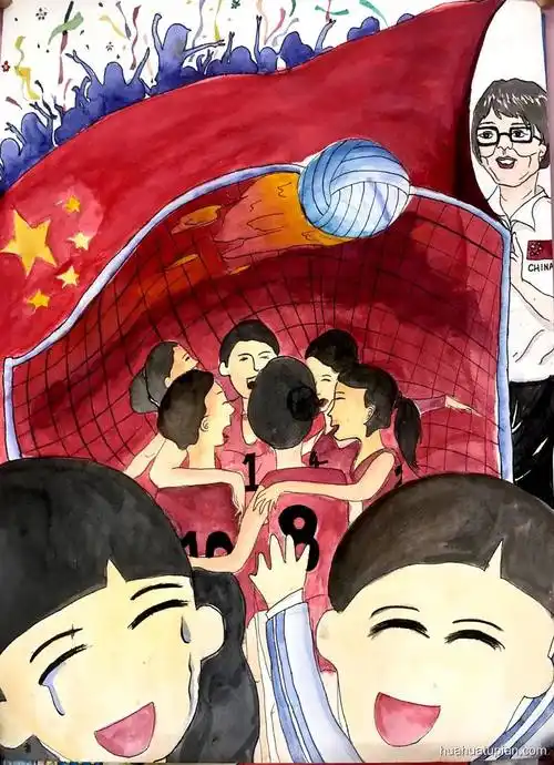 我手绘我心 浓浓爱国情 简单又好看的国庆节儿童画作品8张