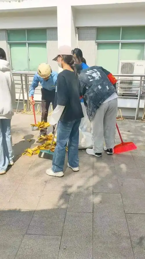 雷锋践行动 清洁校园树新风| 教旅院团总支学生会开展志愿服务活动
