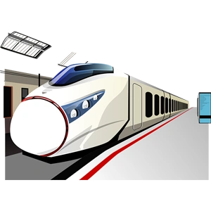 和谐号动车组免抠素材