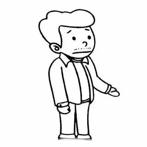 爸爸怎么画最简单 儿童简笔画我的爸爸人物画法