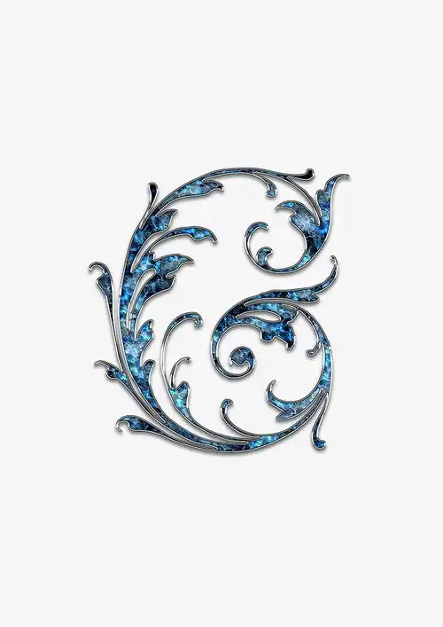 艺术字英文花体g