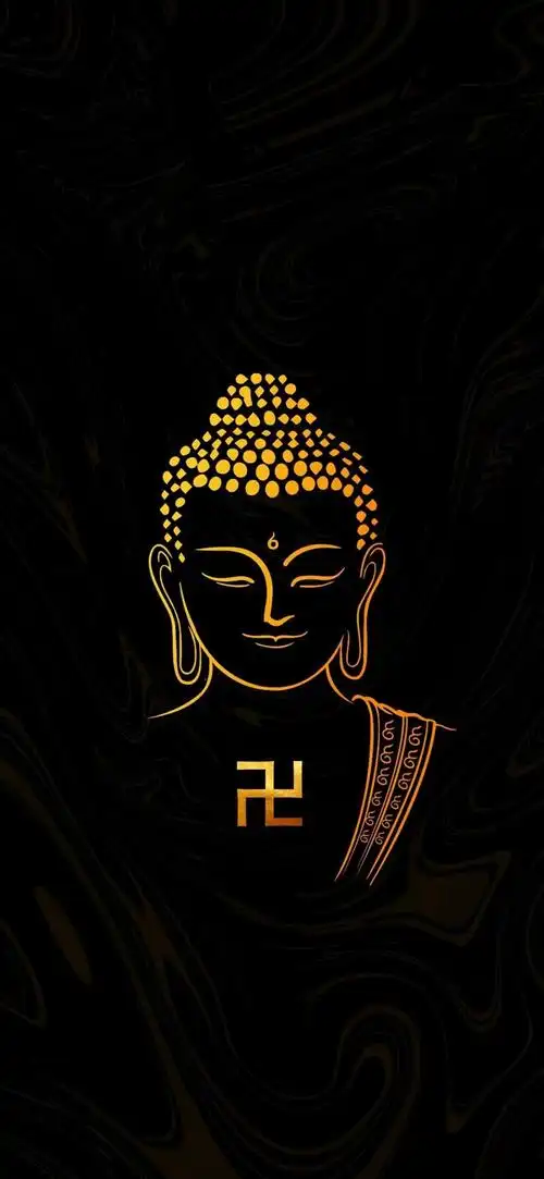 唯美金色佛像手机壁纸,图片大全-可爱美图