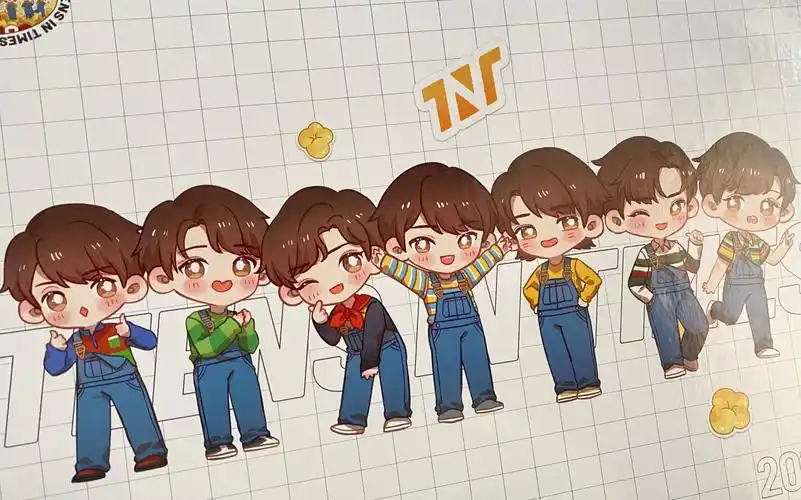 活动作品时代少年团tnt文具套装组合款开箱