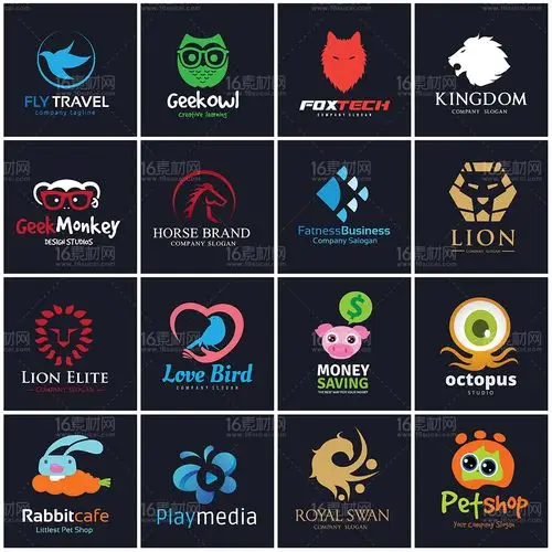 精美个性logo设计元素矢量素材