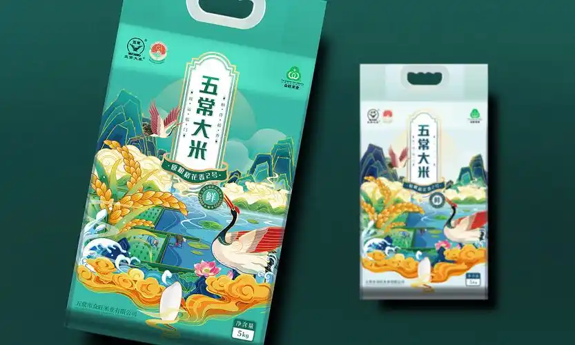 大米包装设计-旺运稻佳