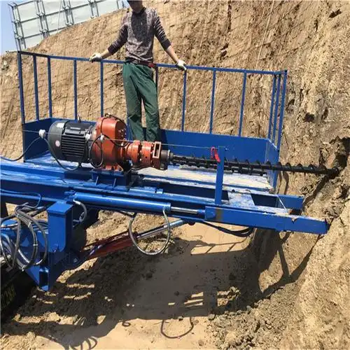 直销建筑基坑履带式锚固钻机 液压钻机锚杆钻机 履带护坡桩机厂家