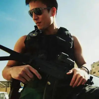 图安志杰纹身图片曝光强壮体魄显男儿本色