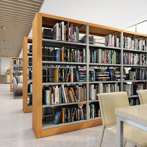 木护板书架 广西南宁图书馆书架厂家 期刊架柜_供应产品_南宁世纪联合