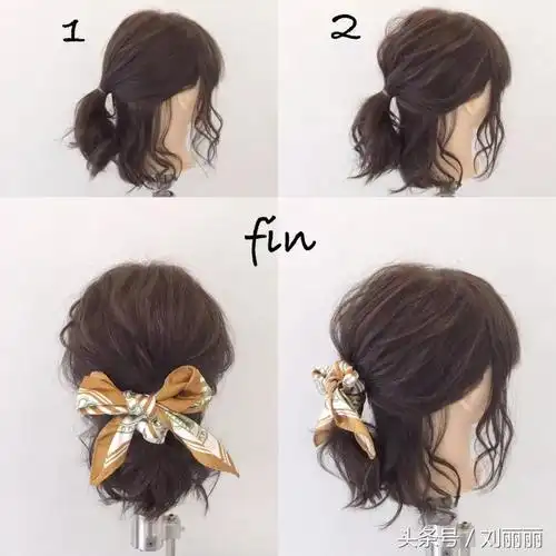 齐肩发型怎么扎(齐肩短发怎么扎马尾)