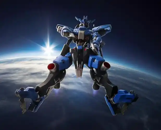 铁血高达维达尔模型ps后期合成修图