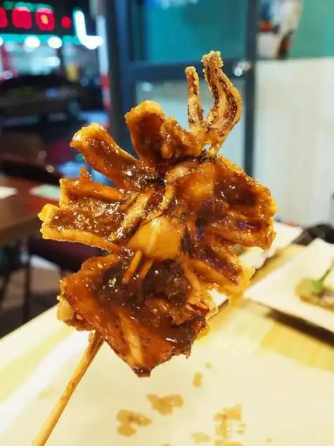 油炸大鱿鱼图片