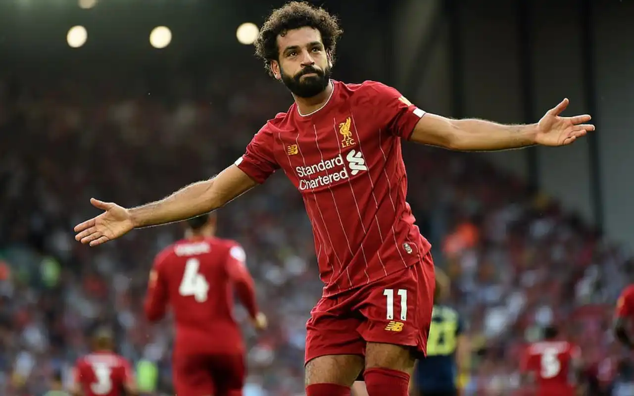 克星萨拉赫再碾压阿森纳防线6战枪手狂轰6球利物浦