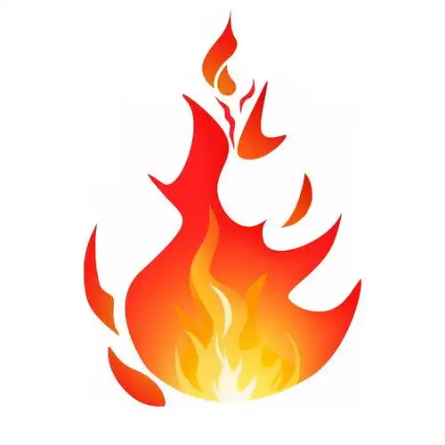 燃烧的卡通火焰火苗图案986758图片素材