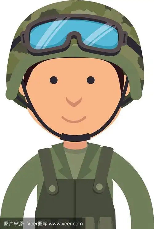 军队士兵卡通