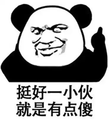 暴漫gif熊猫头gif挺好一小伙就是有点傻gif搞笑gif蠢萌gif逗gif