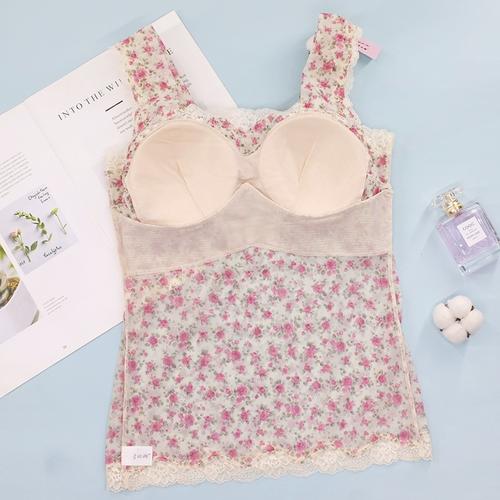 爱比娜蕾丝特价无钢圈防走光打底背心内衣舒适睡眠运动胸罩女a173