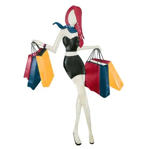 创意复古铁皮画个性墙饰墙壁挂件服装女装店墙上墙面背景墙装饰品