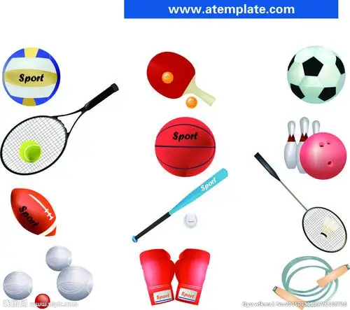 运动足球网球棒球图片