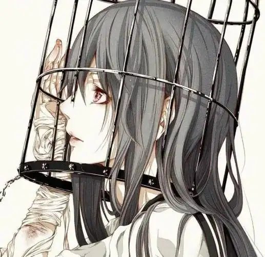 动漫女生头像 文艺简约 二次元 插画风