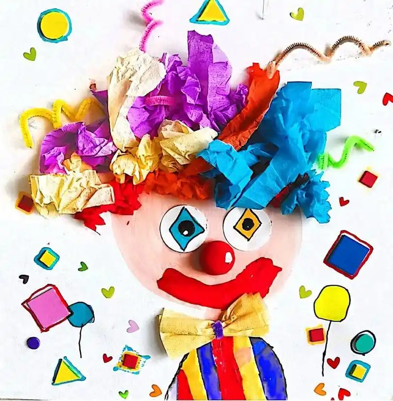 中班创意美术—《有趣的小丑》 课堂主题:《有趣的小丑》 教学目标: 1