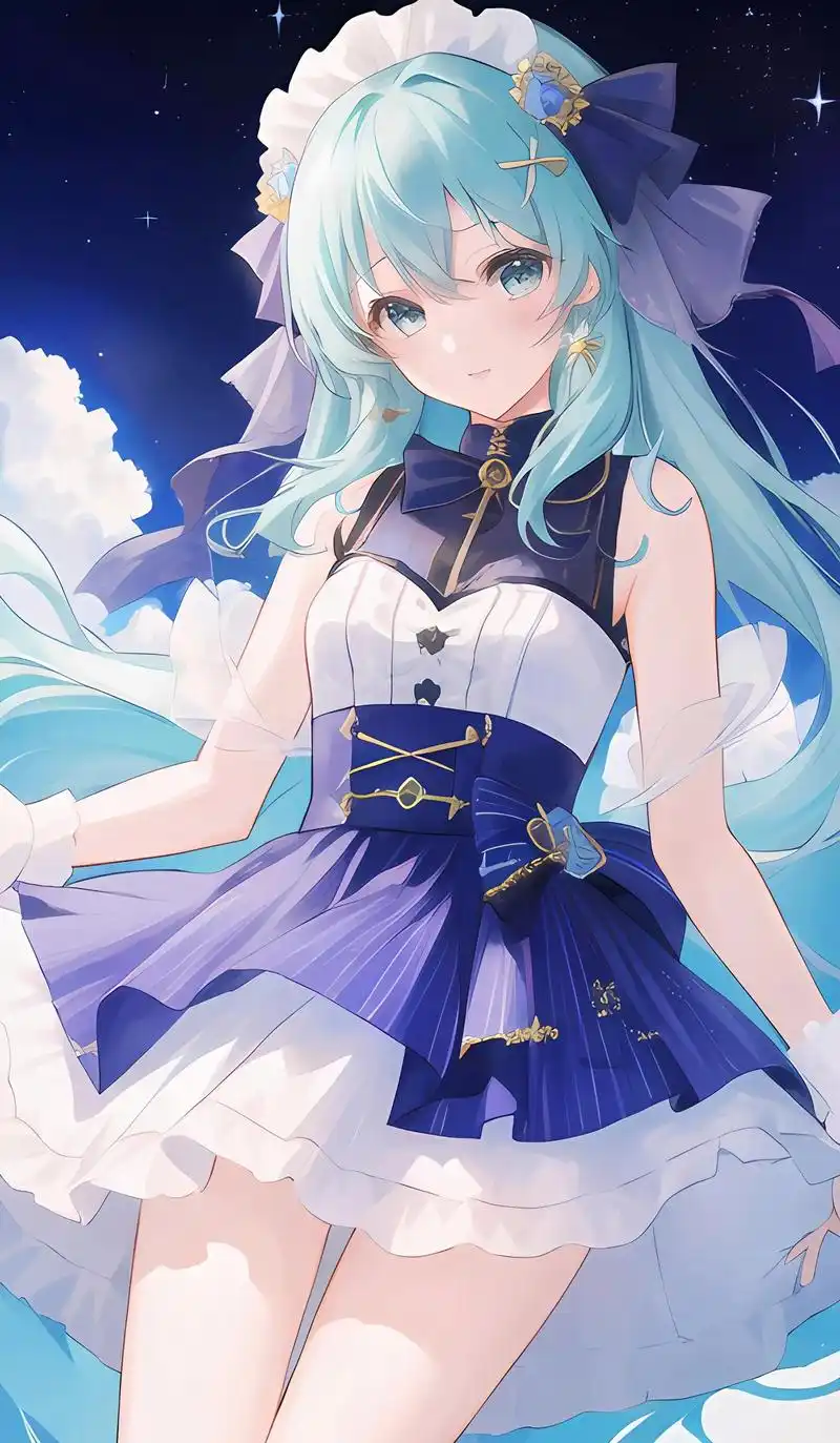 二次元小清新女孩