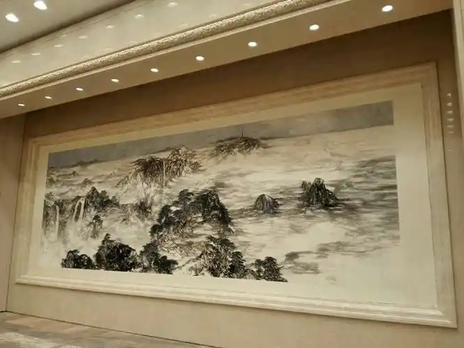 人民大会堂张志民导师泰山巨制《中华泰山》完成