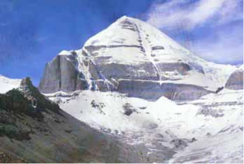 冈仁波齐峰的卐(wan)字图片,96年冈仁波齐峰神秘事件揭秘