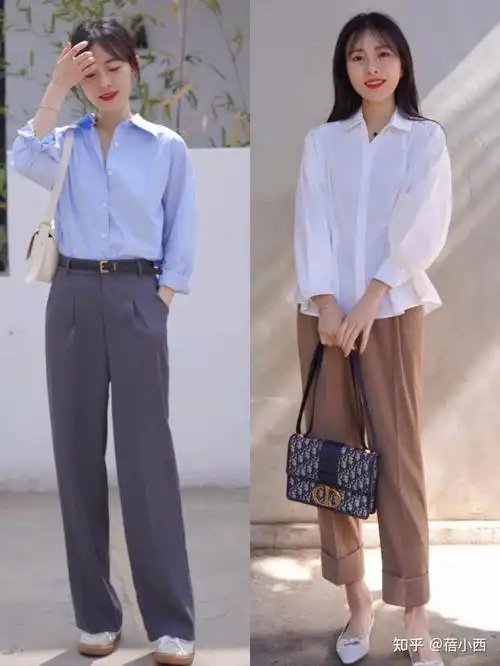 今年流行这"6种"衬衫搭配法,每一套都显瘦显高,照穿就很气质