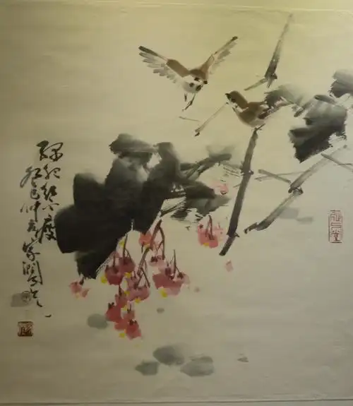 2013年10月李家润花鸟画展在国品堂举办