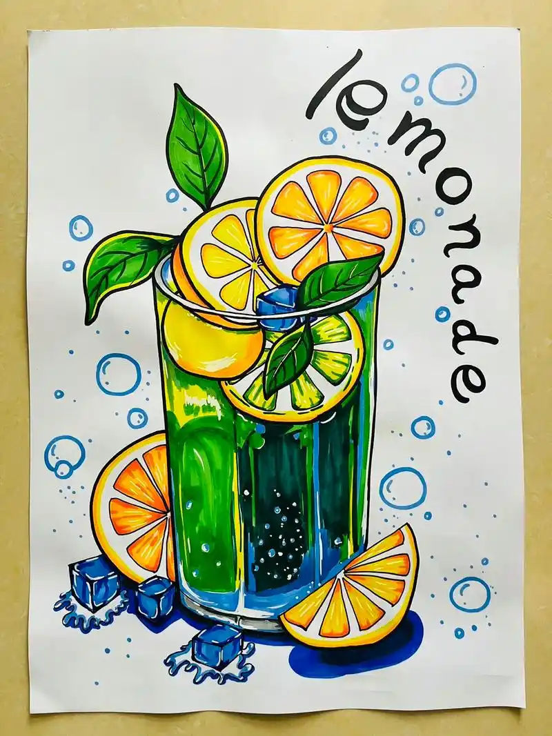 暑假系列《冰柠檬气泡水》步骤图🍋🫧.柠