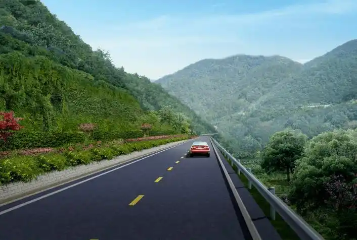 本工程计划总投资约5亿元,按照三级公路标准设计,路线全长约14.